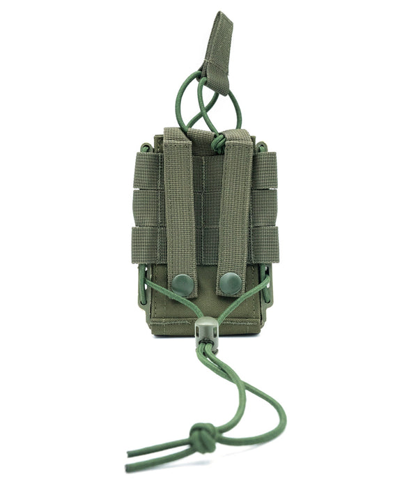 Rapid Access Single AR .223/5.56 & 7.62 Open Top Molle Mag Pouch 221B Tactical OD Green 