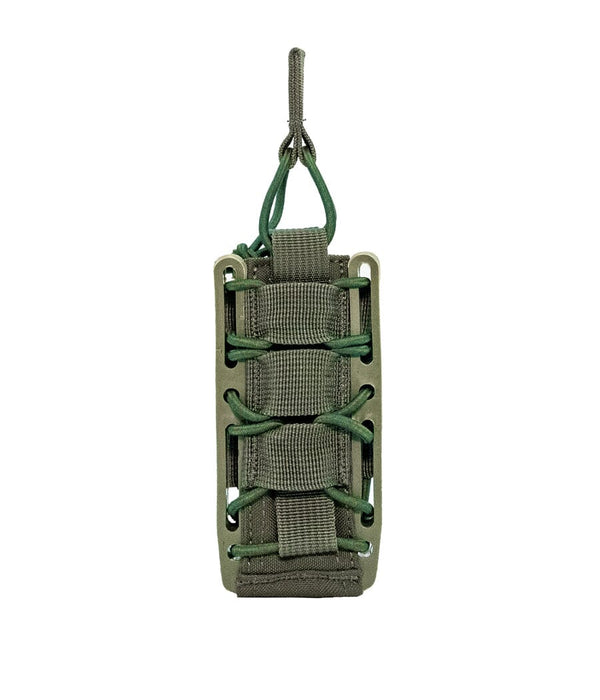 Rapid Access Single Pistol Open Top Molle Mag Pouch 221B Tactical OD Green 