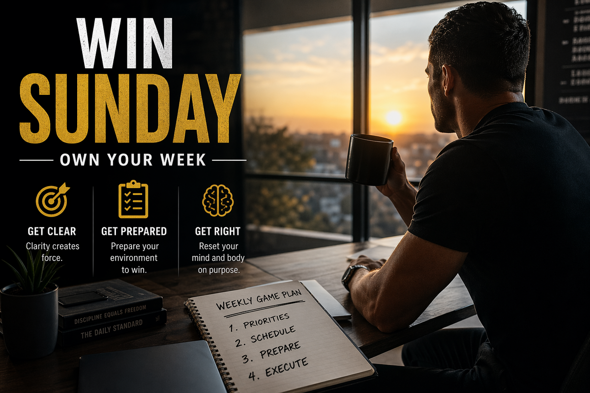 Win Sunday. Own Your Week.