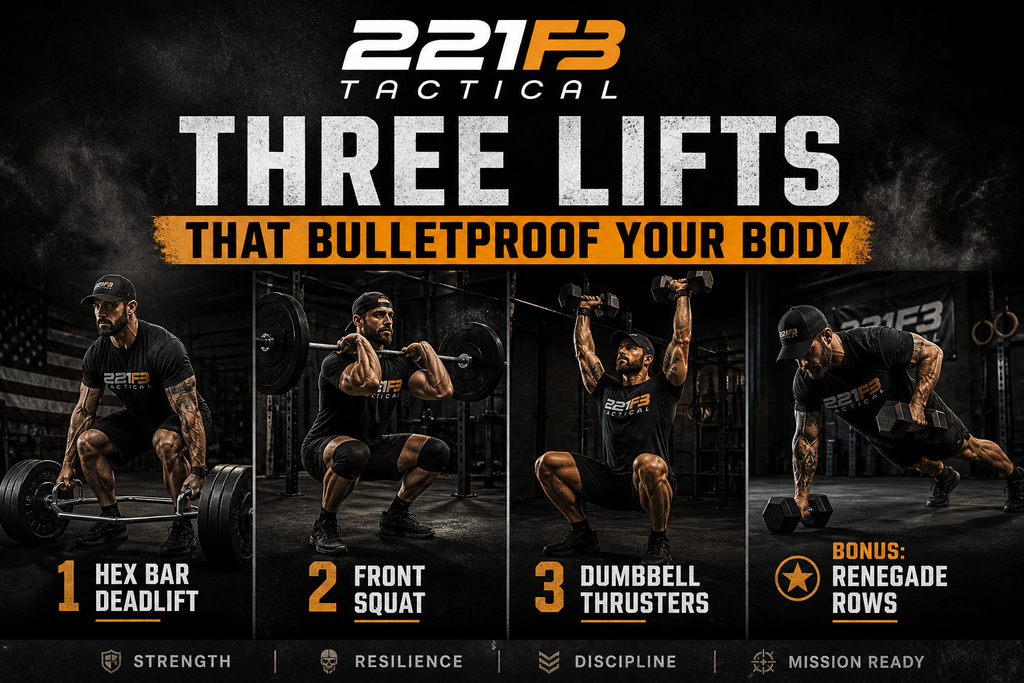 Three Lifts That Bulletproof Your Body – 221B Tactical