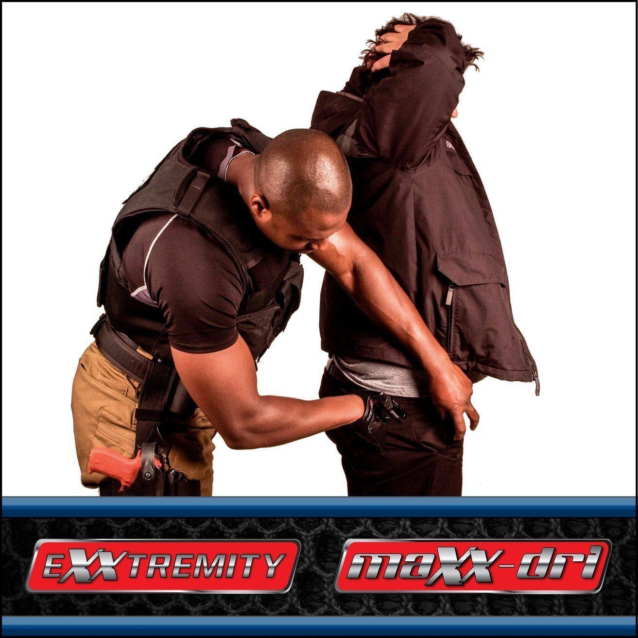 When do you have your weapon and flashlight out while on duty??