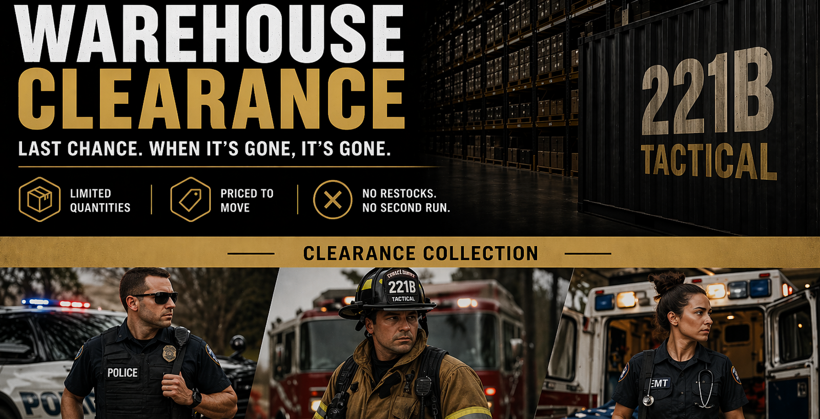 Spring Warehouse Clearance - 2026