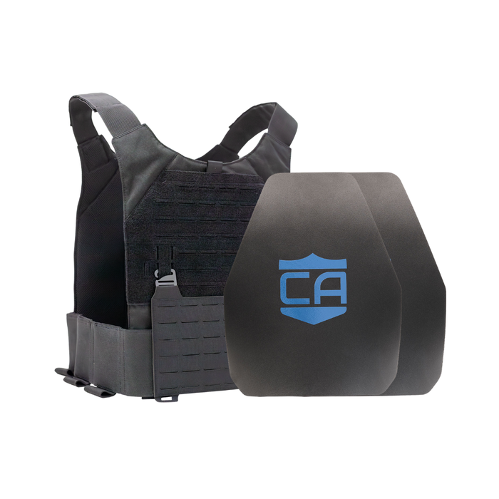 Caliber Armor AR550 Body Armor Package with Phantom Low-Profile Plate Carrier – NIJ Level III+ 6