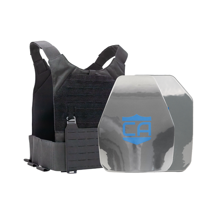 Caliber Armor AR550 Body Armor Package with Phantom Low-Profile Plate Carrier – NIJ Level III+ 21