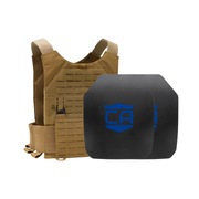 Caliber Armor AR550 Body Armor Package with Phantom Low-Profile Plate Carrier – NIJ Level III+ 16