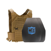 Caliber Armor AR550 Body Armor Package with Phantom Low-Profile Plate Carrier – NIJ Level III+ 10