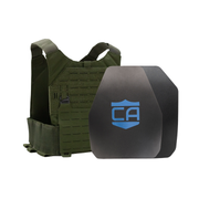 Caliber Armor AR550 Body Armor Package with Phantom Low-Profile Plate Carrier – NIJ Level III+ 14