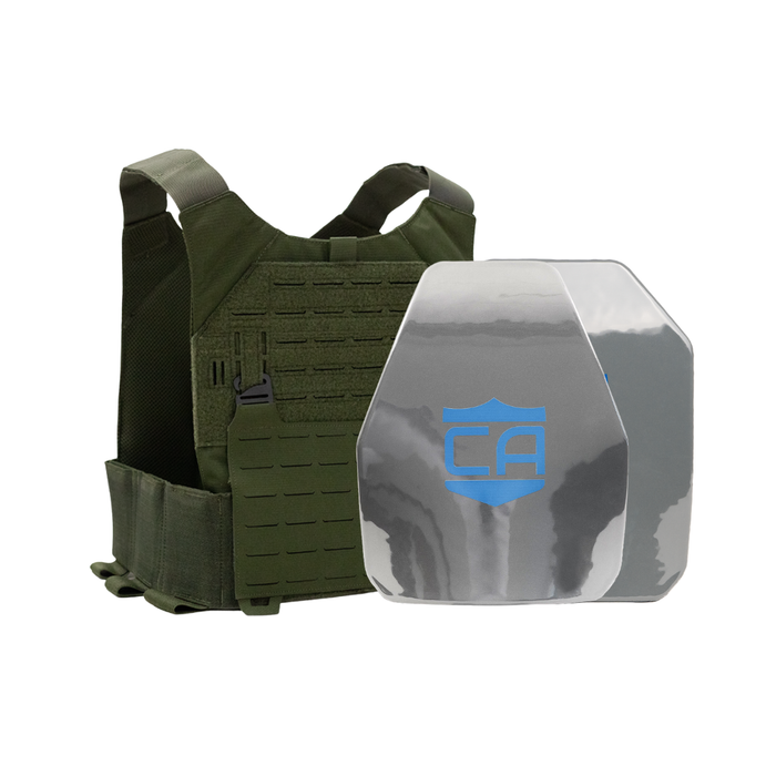 Caliber Armor AR550 Body Armor Package with Phantom Low-Profile Plate Carrier – NIJ Level III+ 13