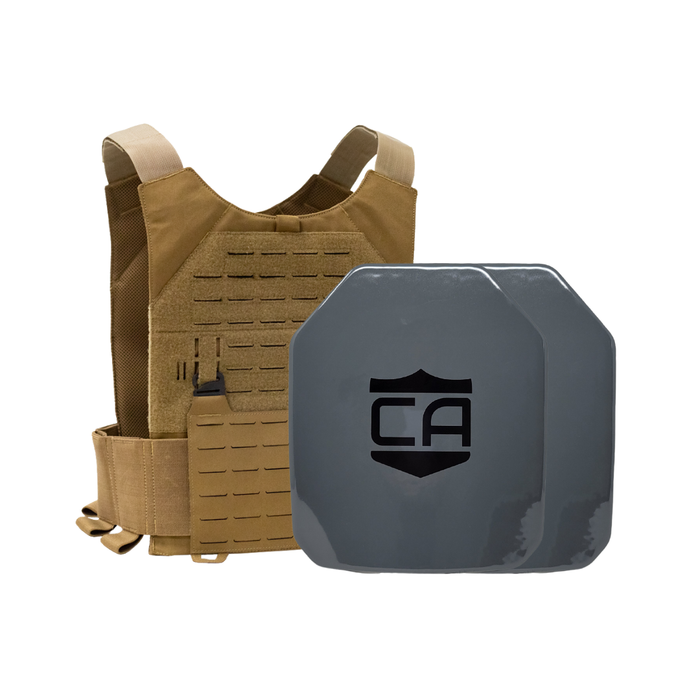 Caliber Armor AV2 Body Armor Package with Phantom Low-Profile Plate Carrier -NIJ Level III+/RF2  12