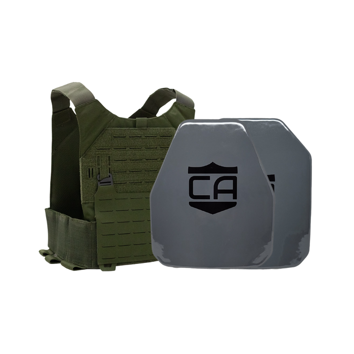 Caliber Armor AV2 Body Armor Package with Phantom Low-Profile Plate Carrier -NIJ Level III+/RF2  10
