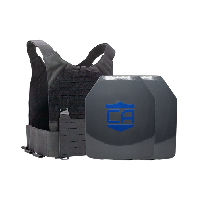 CaliberHX Level IIIA/HG2 Speed Plate Body Armor Package with Phantom Low-Profile Plate Carrier 0