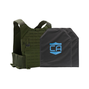 CaliberX Level IIIA/HG2 Soft Body Armor Package with Phantom Low-Profile Plate Carrier 1