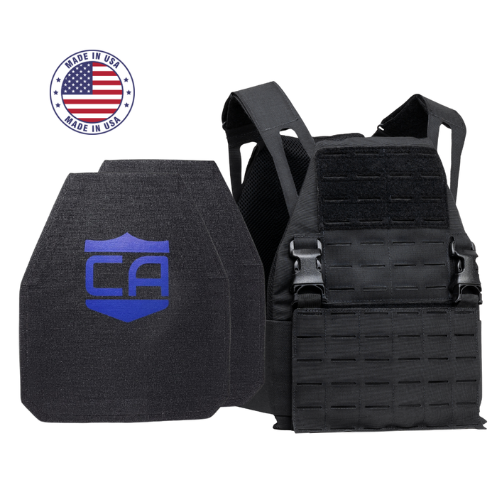 Caliber Armor NIJ Certified Level IV Body Armor Package with DV8 Plate Carrier  0