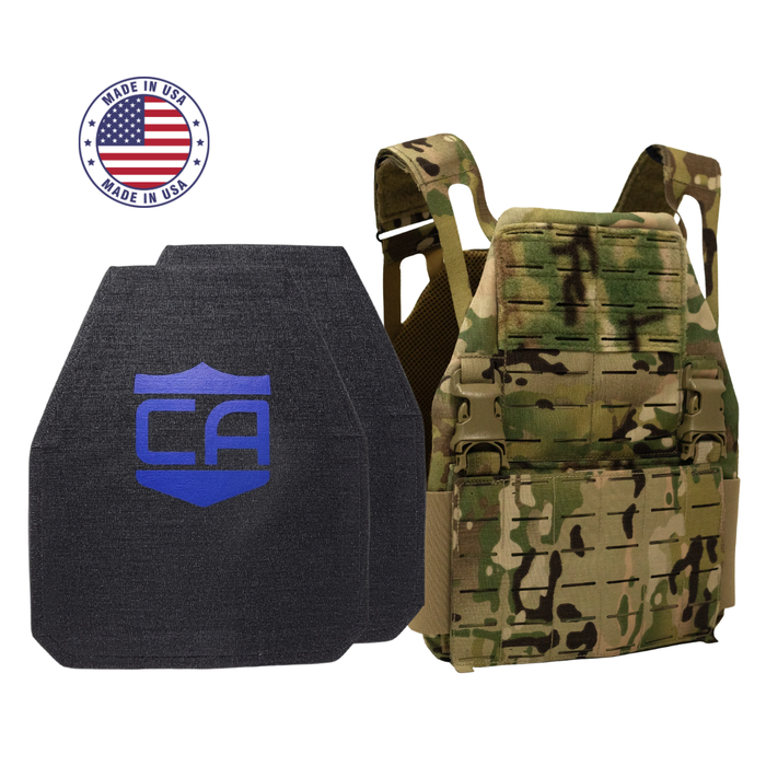 Caliber Armor NIJ Certified Level IV Body Armor Package with DV8 Plate Carrier  3