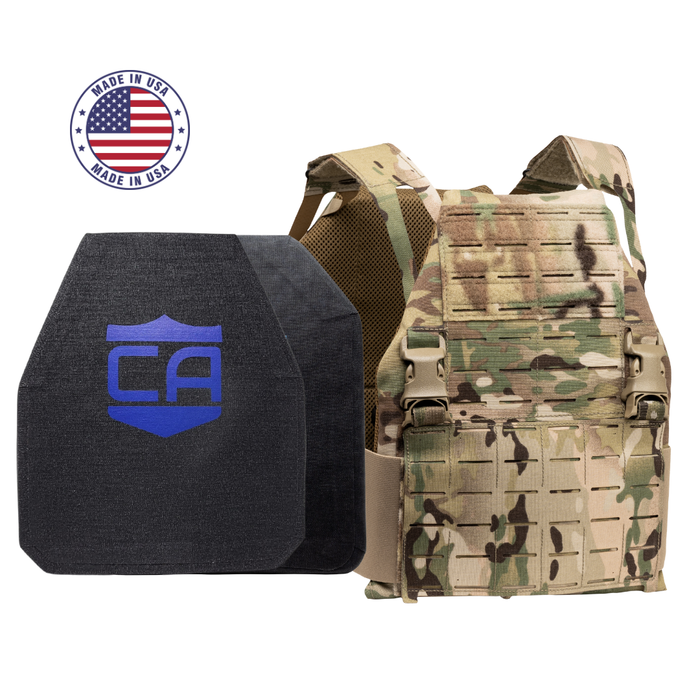 Caliber Armor NIJ Certified Level IV Body Armor Package with DV8 Plate Carrier  6