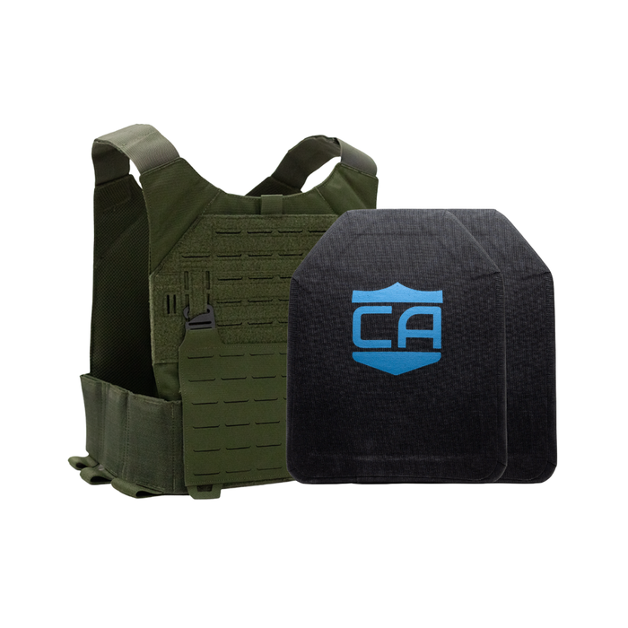 Caliber Armor NIJ Certified Level IV Body Armor Package with Phantom Low-Profile Plate Carrier  10