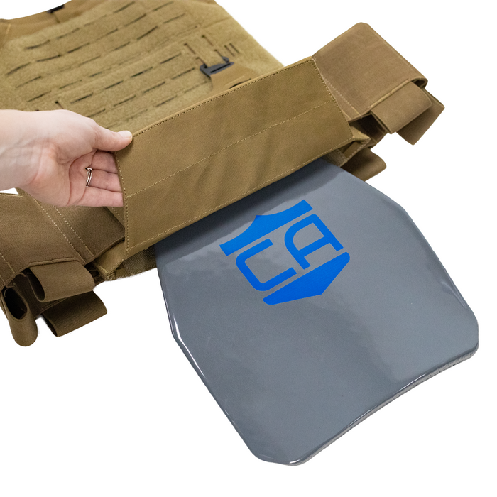 Caliber Armor AR550 Body Armor Package with Phantom Low-Profile Plate Carrier – NIJ Level III+ 1