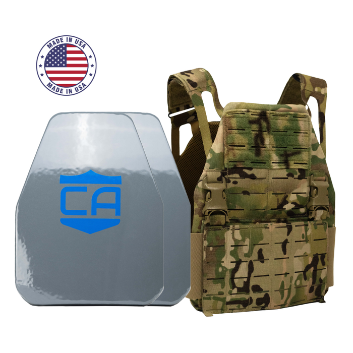 Caliber Armor Maritime UHMWPE Level III Body Armor Package with DV8 Plate Carrier 3