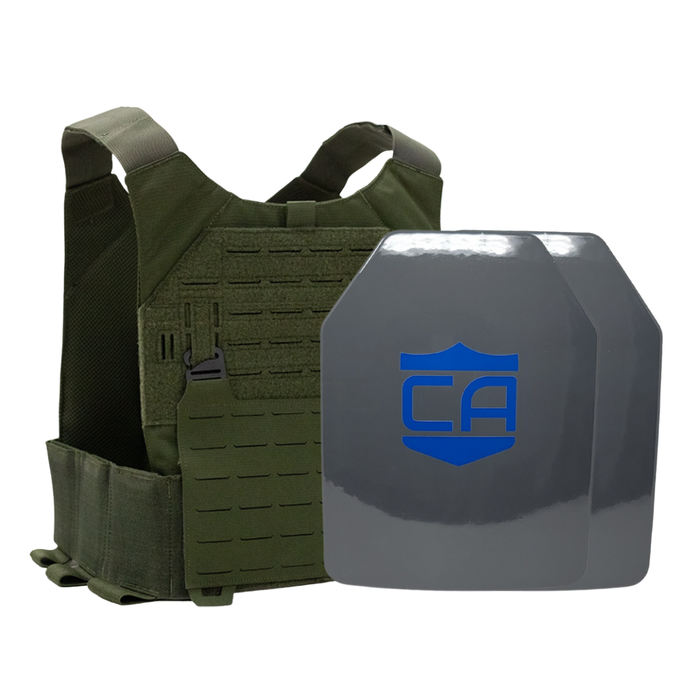 Caliber Armor Maritime UHMWPE Level III Body Armor Package with Phantom Low-Profile Plate Carrier 9