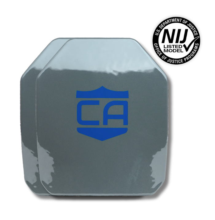 AR550 III+ Multi-Curve Body Armor Plate Set of Two 2