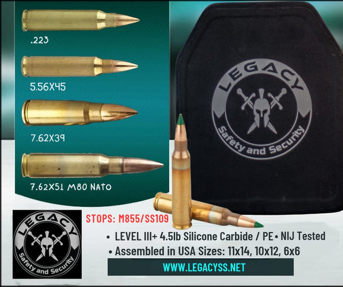 Legacy Level III+ Hard Plate 1