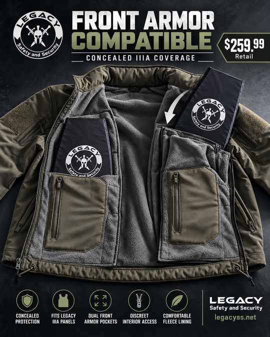 Legacy Spec Ops Soft Shell Jacket – Level IIIA Armor Compatible 8