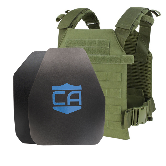 AR550 Level III+ Quick Response Body Armor Package 25