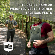 Caliber Armor Weighted Training Plates – Sold in Pairs | 5 lb, 7.5 lb, 10 lb, 15 lb Fitness Plate Options 4