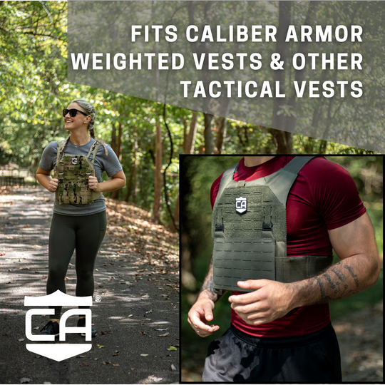Caliber Armor Weighted Training Plates – Sold in Pairs | 5 lb, 7.5 lb, 10 lb, 15 lb Fitness Plate Options 4