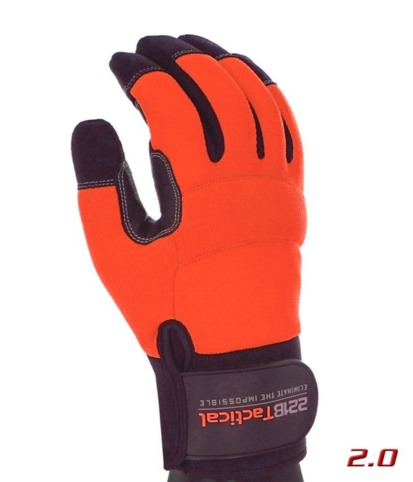 Equinoxx Gloves 2.0 - Thermal & Water-Resistant Gloves 221B Tactical Hi-Vis Orange XS 