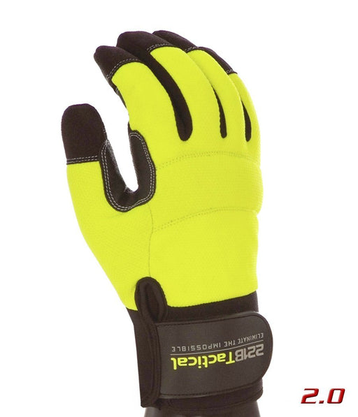 Equinoxx Gloves 2.0 - Thermal & Water-Resistant Gloves 221B Tactical Hi-Vis Yellow XS 