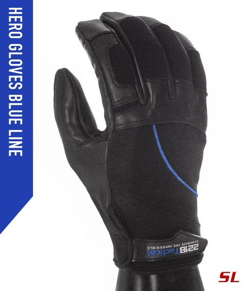 Hero Gloves SL - Needle Resistant Gloves 221B Tactical XS Blue-line 