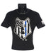 American Sheepdog Thin Blue Line T-Shirt Apparel 221B Tactical S BLACK 