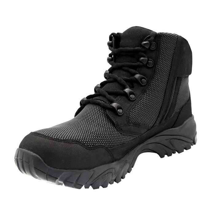 ALTAI 6″ Waterproof Side Zip Black Boots Model: MFT200-ZS Shoes Altai 