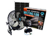 Extreme Mist - 3-n-1 Portable Misting Fan w/ Solar Panel, Mist Pump & 16ft Mist Line attachment Extreme Mist 