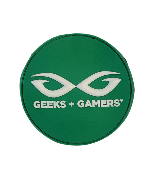 Geeks + Gamers Official Logo PVC Patch - Green 221B Tactical 