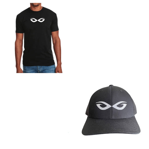 Geeks + Gamers Official Logo T-Shirt + Snapback Cap Bundle 221B Tactical S 