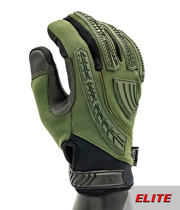Guardian Gloves HDX ELITE - Level 5 Cut Resistant & Fluid Resistant Gloves 221B Resources LLC OD Green XS 