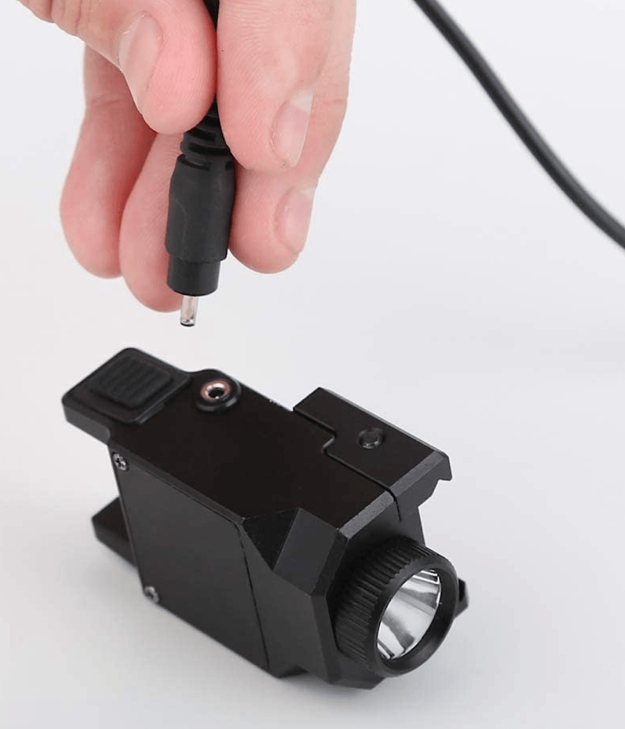 Hilight P3P 2.0 500 Lumens Rechargeable Strobe LED Flashlight for Subcompact Pistols 221B Tactical 