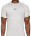 Maxx-Dri Silver Elite T-Shirt - Anti-Bacterial, Anti-Odor, Anti-Rash, UV Protection Apparel 221B Tactical S White/Silver 