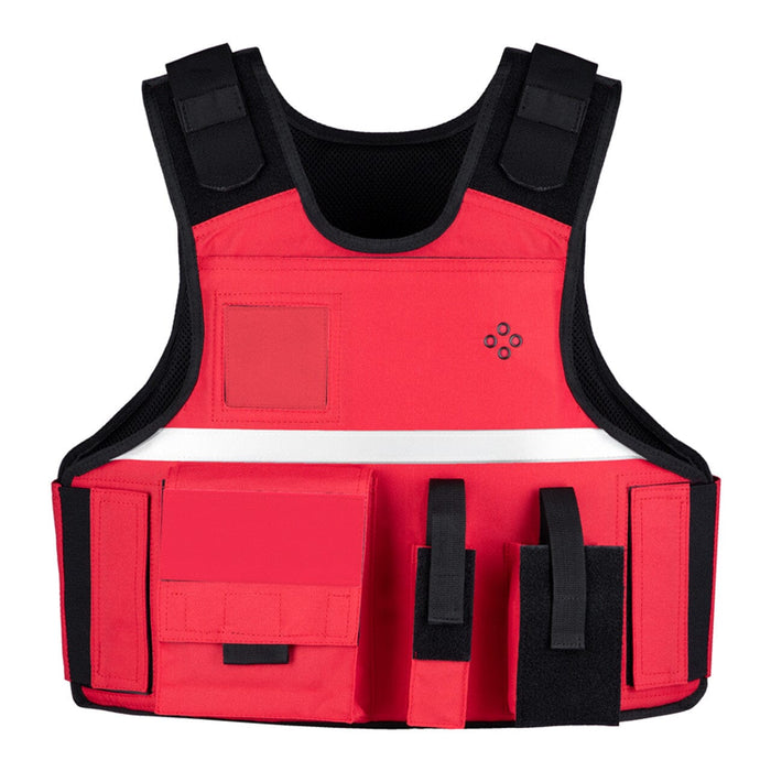 Safe Life First Response™ Multi-Threat Vest Level IIIA body armor Safe Life Red Classic 4XS