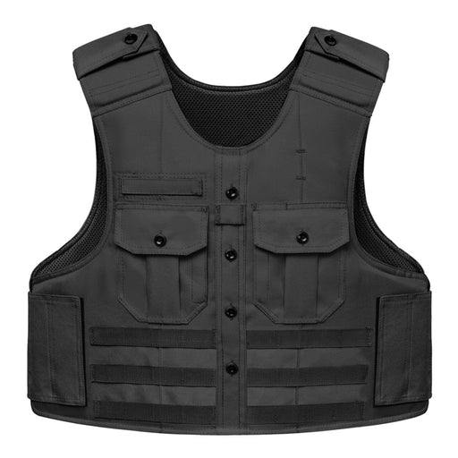 Safe Life Tactical Uniform Style Multi-Threat Vest Level IIIA body armor Safe Life Black 4XS 