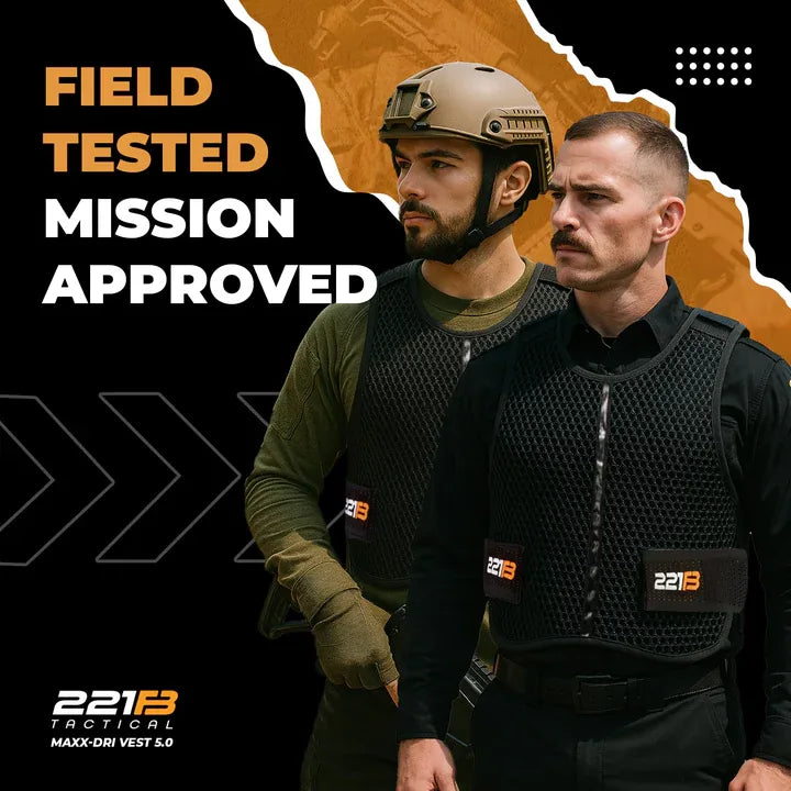 Field tested, mission approved: two officers wearing the Elite