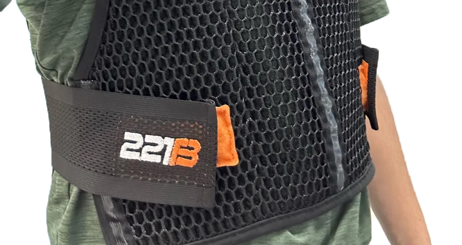 221B branded strap detail